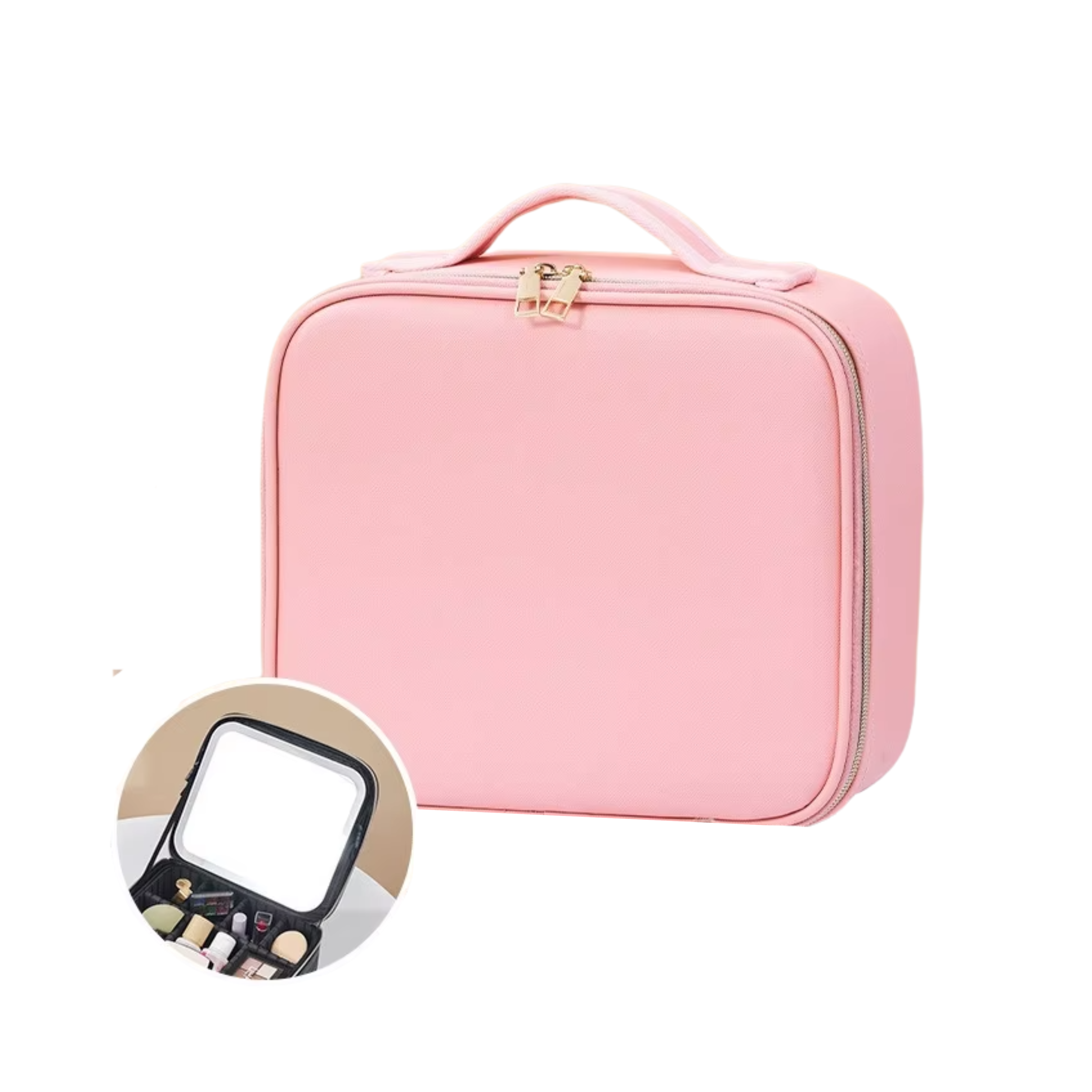 Makeup Organiser Case with LED Mirror