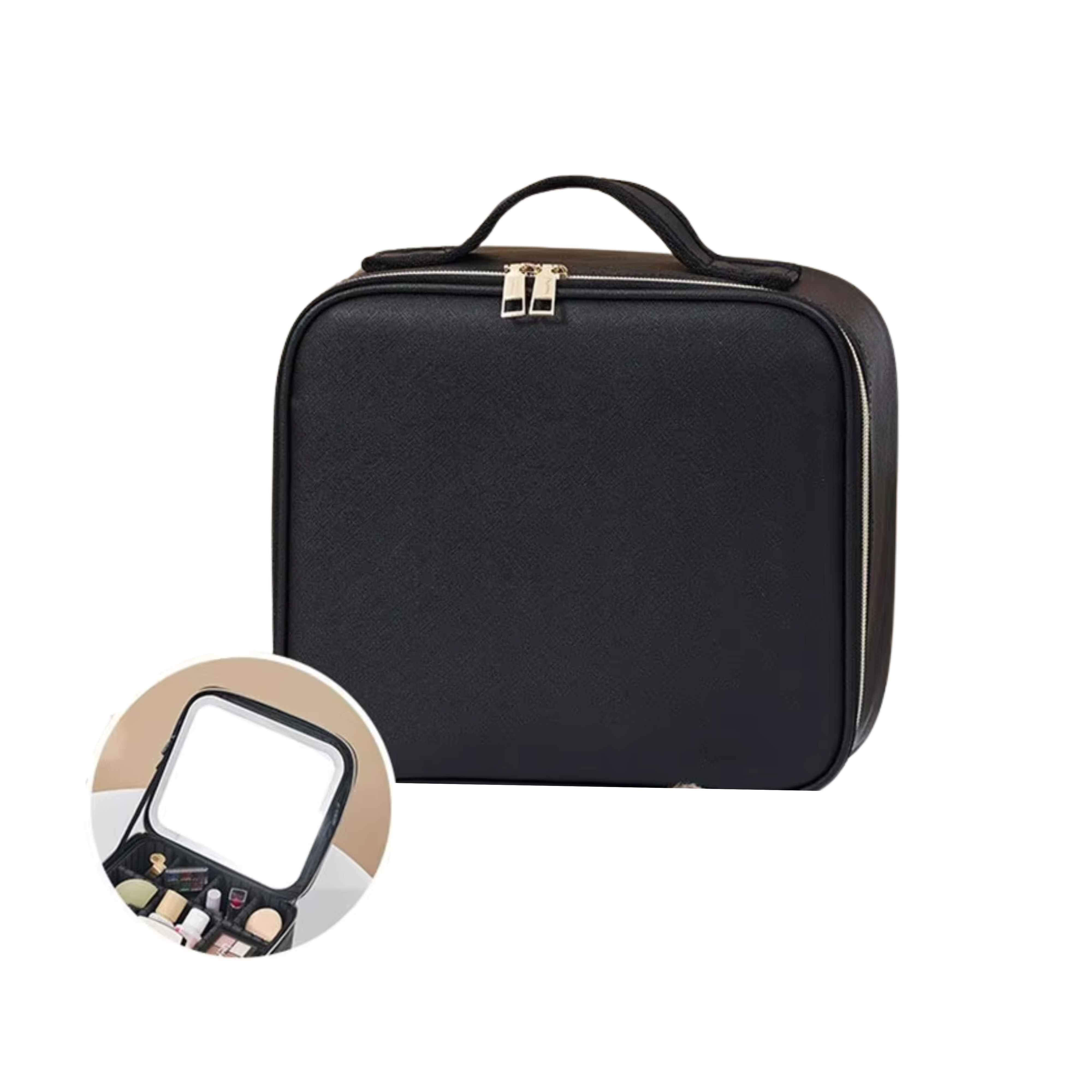 Makeup Organiser Case with LED Mirror